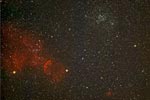 Nbuleuse IC443 et amas ouvert M35 dans les Gmeaux
