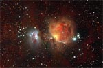 M42 M43 et NGC1977 dans Orion