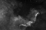 Nbuleuse NGC7000 - North America - dtail du golfe du Mexique
