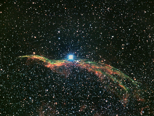 nébuleuse NGC6960 dans le Cygne