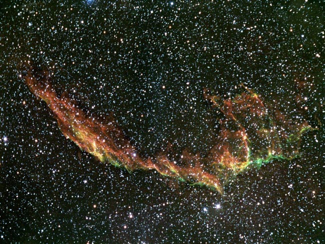 nébuleuses NGC6992-95 dans le Cygne